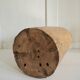 Vase XL en bois brutaliste