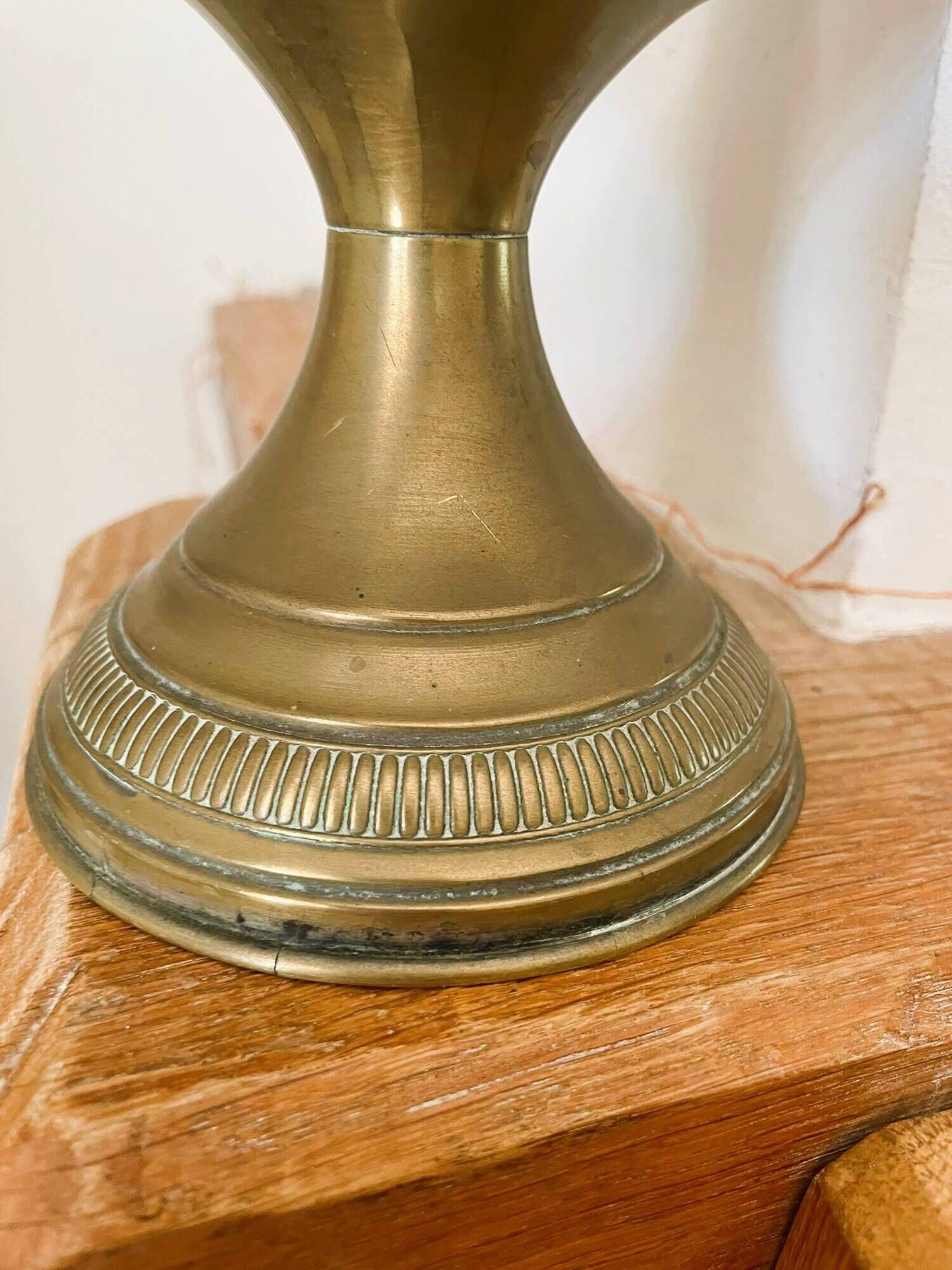 Vintage brass footed cup