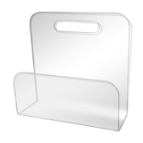 Plexiglas magazines rack