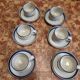 Set of 6 vintage ceramic cups