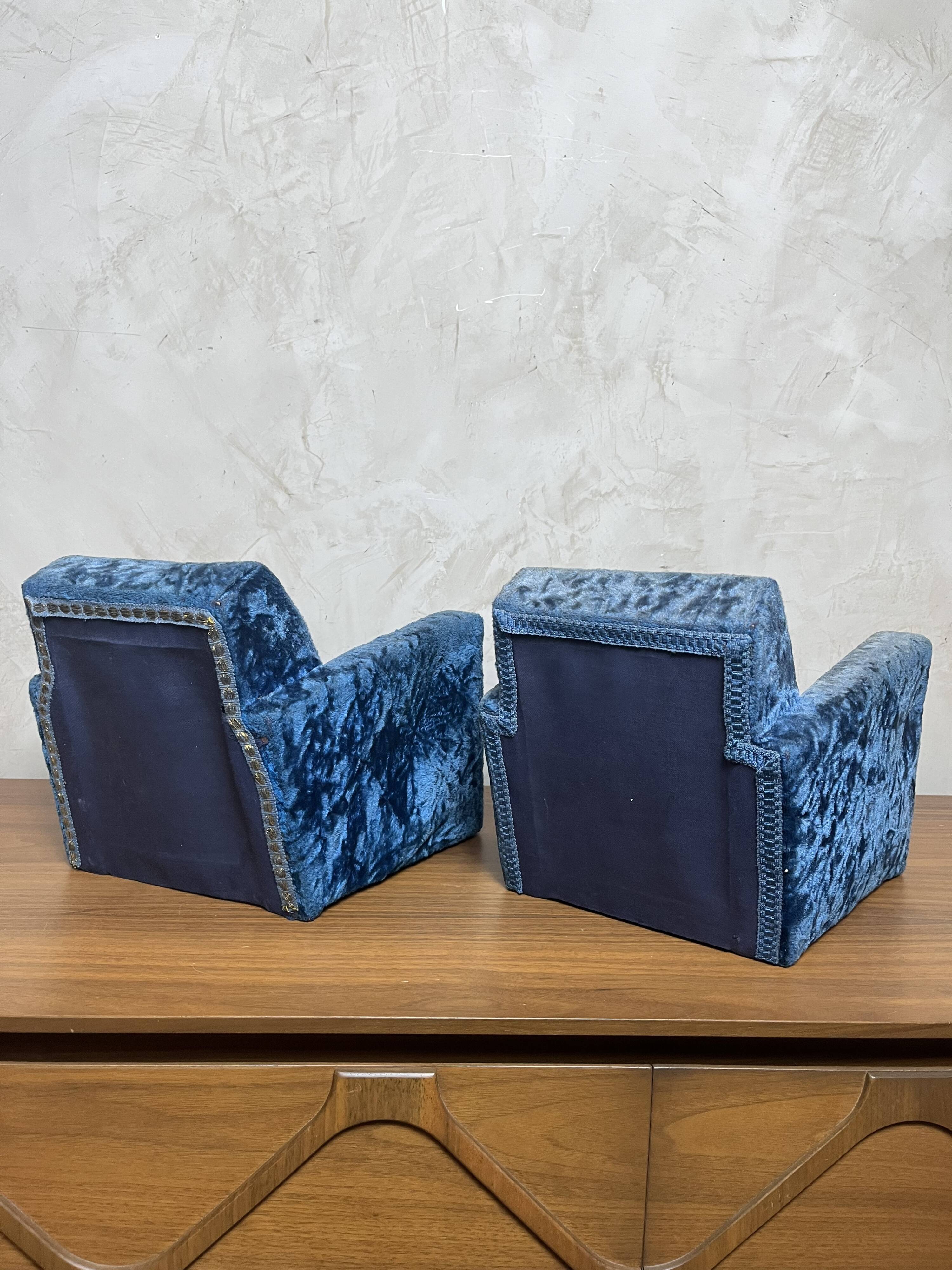 Pair of master's armchairs