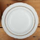 8 flat plates porcelain CNP