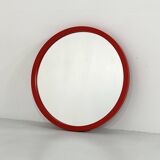Miroir rond rouge kartell 1980s