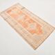 3x6 Pastel Orange Vintage Runner RugRug For Hallway,Turkish Runner,87x178cm