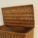 Wicker toy chest