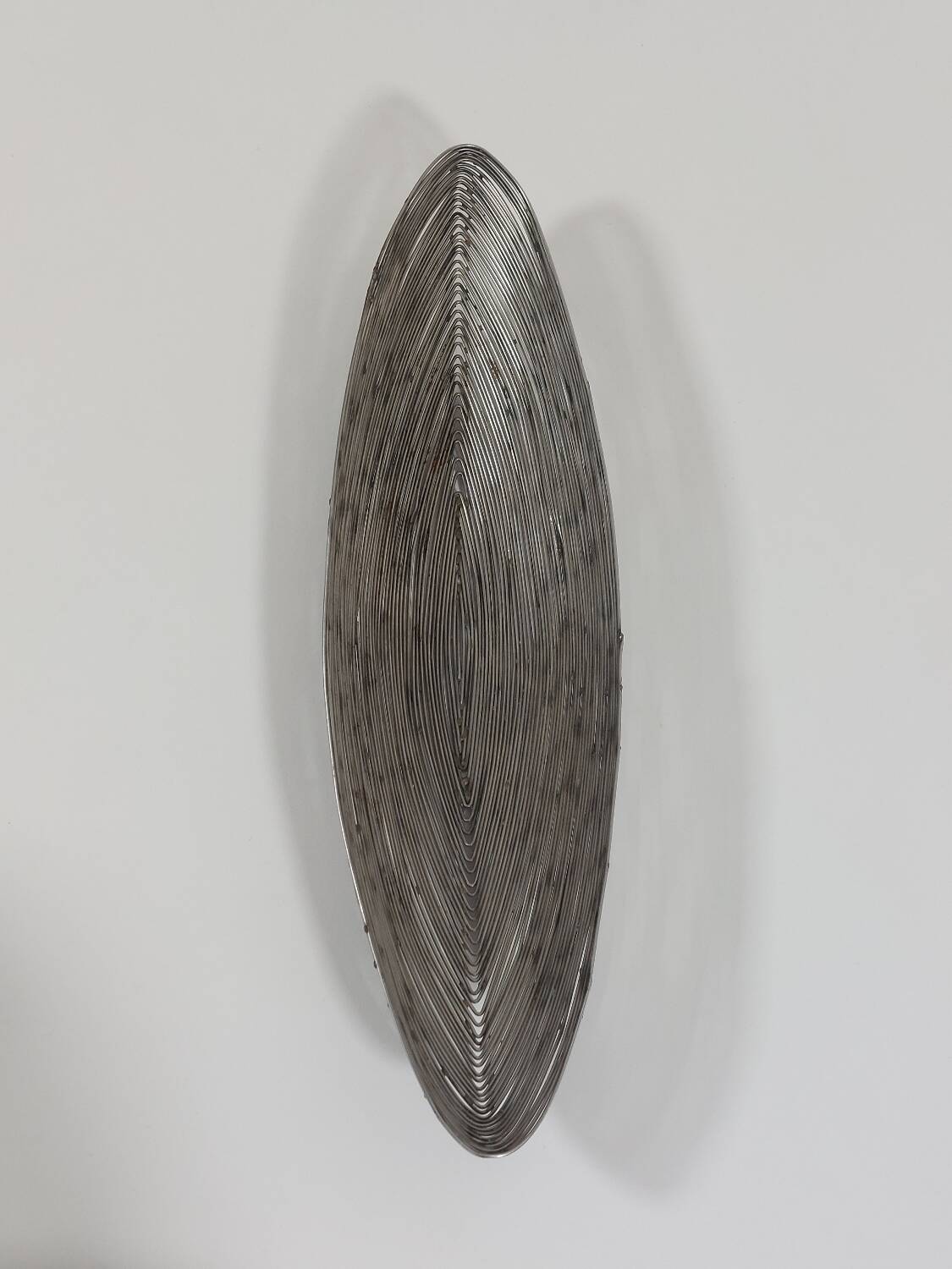 Brutalist handmade fruit bowl, mid-20th century.