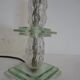 Deco art glass lamp