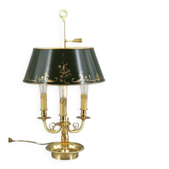 Louis XVI Style Gilt Bronze Bouillotte Lamp with Three Lights