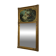 Vintage gold wall mirror with reproduction "The Four Seasons - L'A"