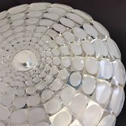 Glass ceiling light Peill & Putzler 1970s