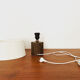 Brutalist brass table lamp