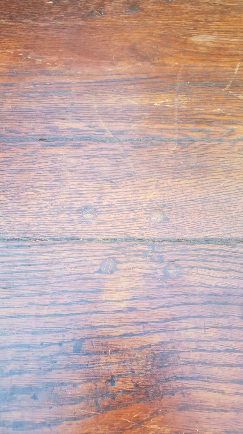 Antique oak farmhouse table