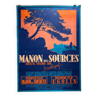 Original cinema poster "Manon des Sources" Marcel Pagnol 120x160cm 1952