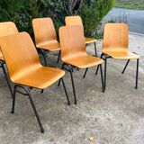 Set of 6 Scandinavian chairs