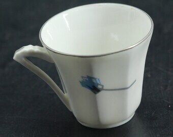 Vintage blue flower coffee service