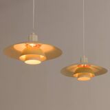 PH 4/3 vintage pendant lamp Poul Henningsen, set of 2, Louis Poulsen, Denmark, 1970s