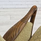 1960s, Danish armchair by Slagelse Møbelværk, model 157, velour.