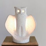 80s owl ceramic lamp