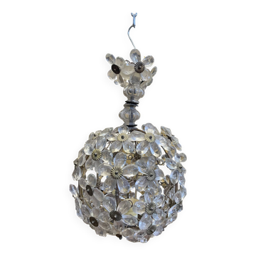 Round glass chandelier maison baguès