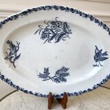 Oval dish Terre de Fer early nineteenth