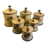 Série de pots à épices vintage de Vallauris