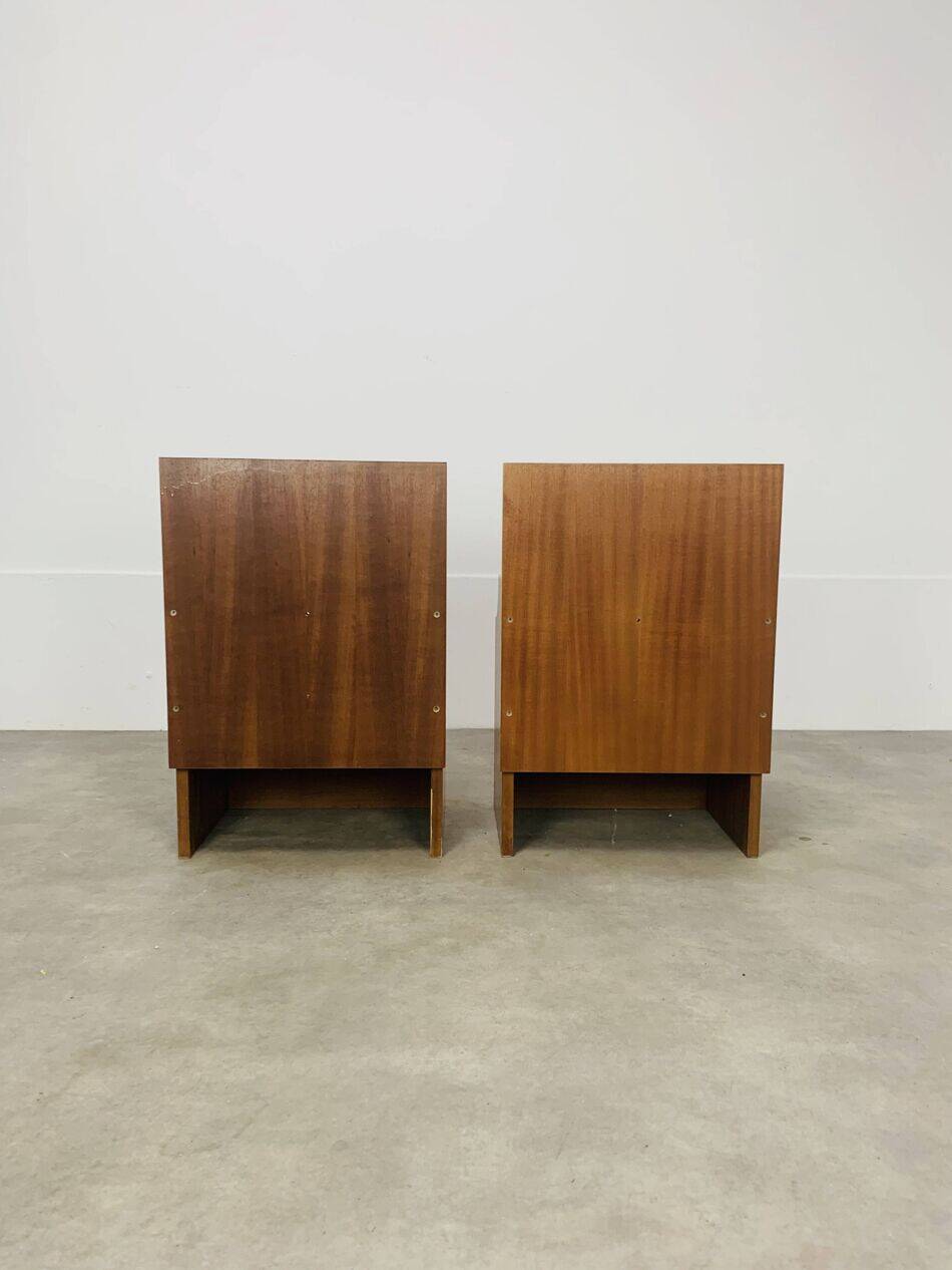Paire de chevets scandinaves en teck, années 60