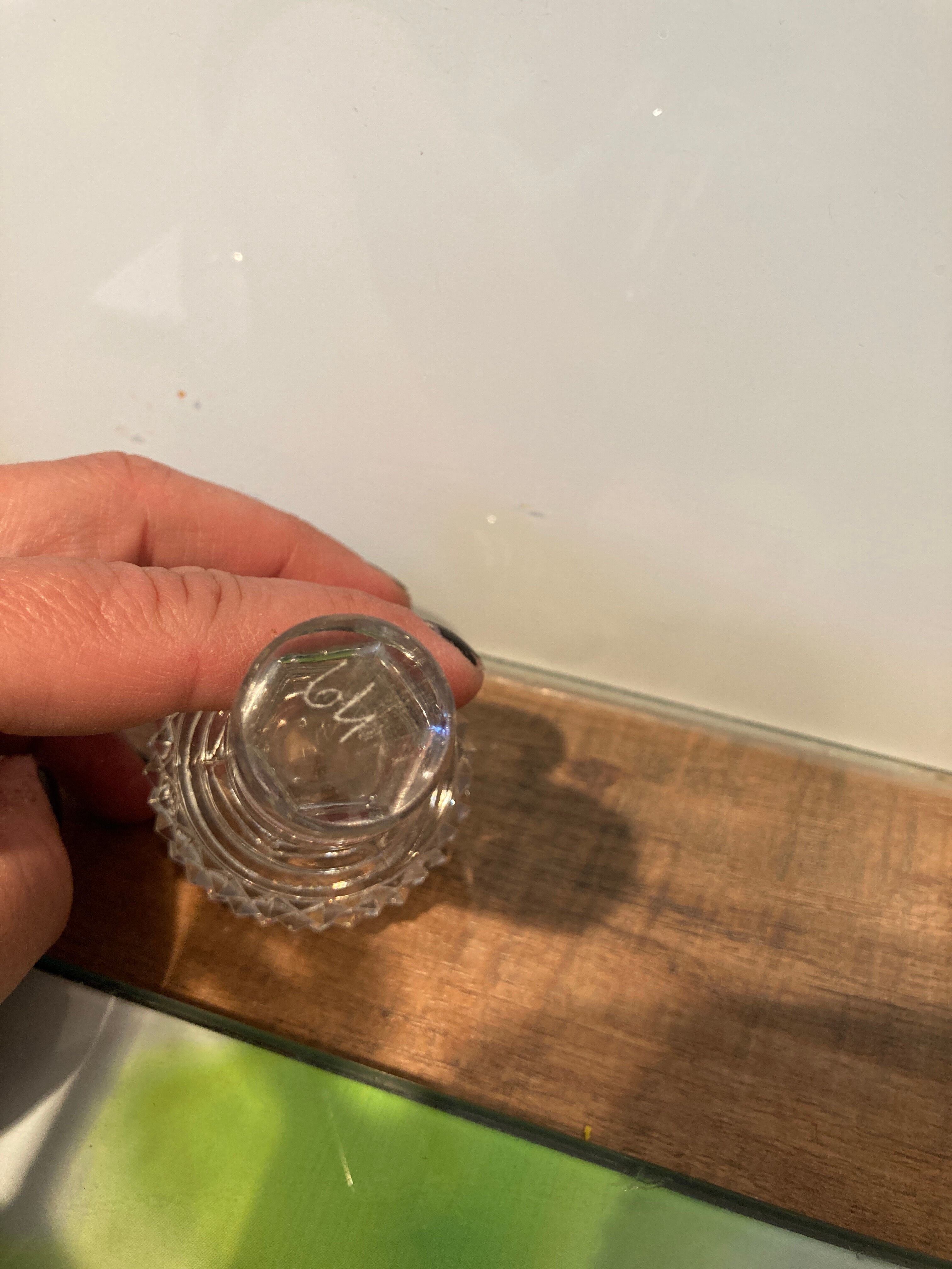 Baccarat diamond tip carafe