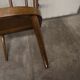 Fauteuil Baumann modèle éventail 1970 bois courbé
