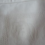 Tablecloth damase and towel year 60