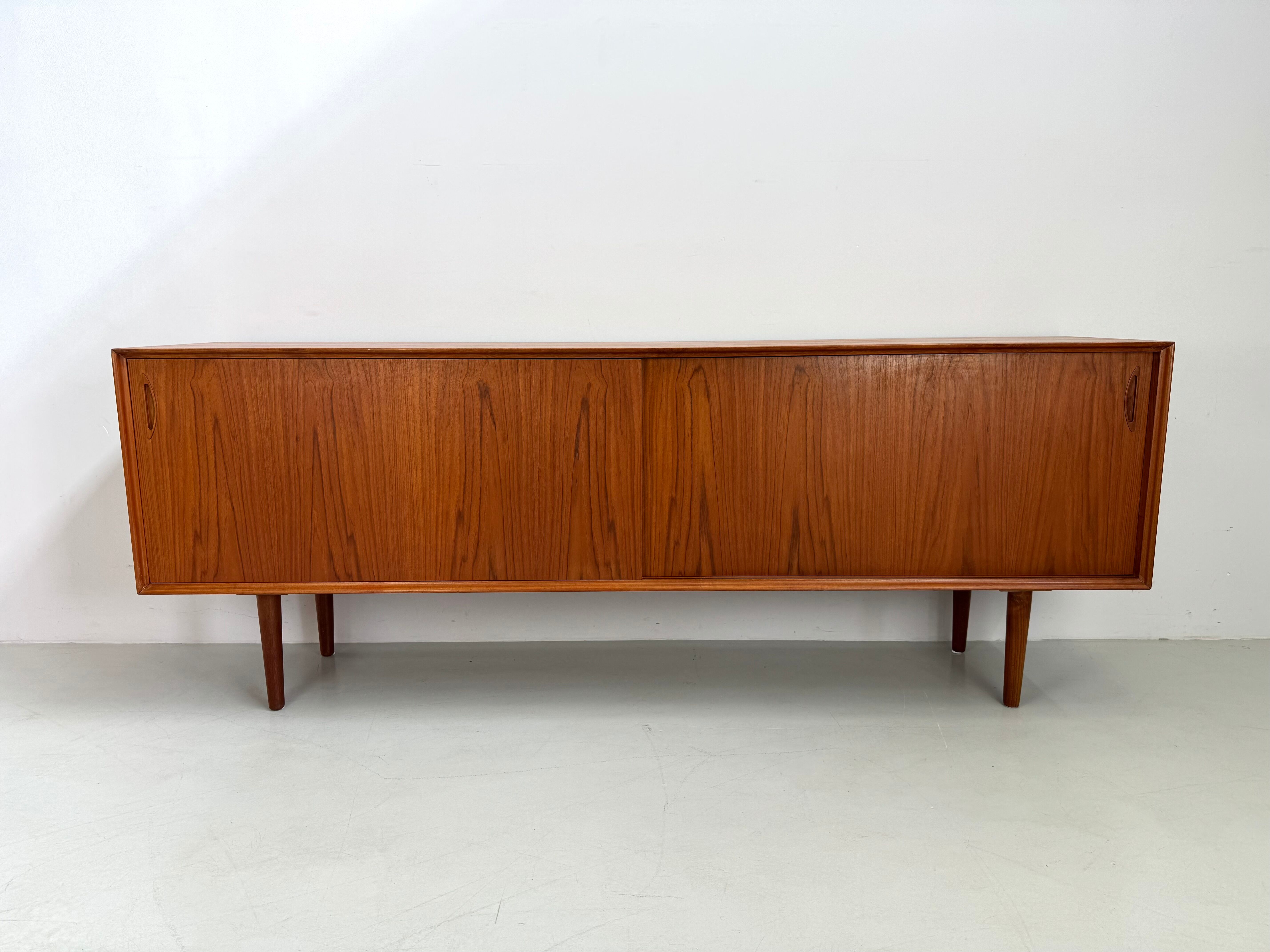 Rare and beautiful Danish sideboard by E. Pedersen & Son A-S Copenhagen.