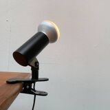 Minimalist postmodern clamp lamp by Erco, 1980s.