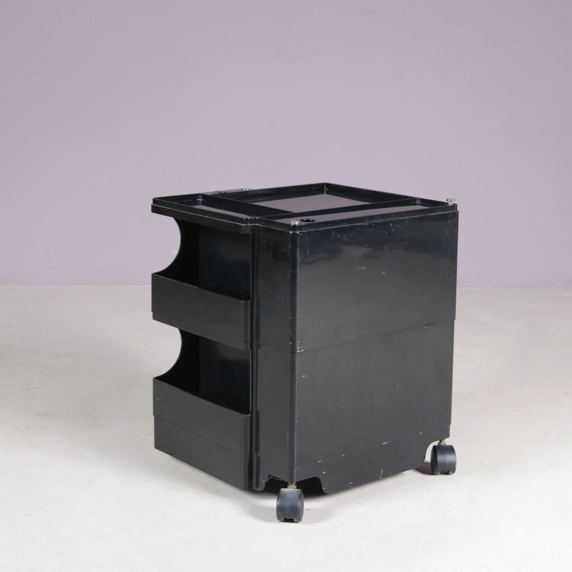 1970s low model Boby trolley Joe Colombo for Bieffeplast Italy
