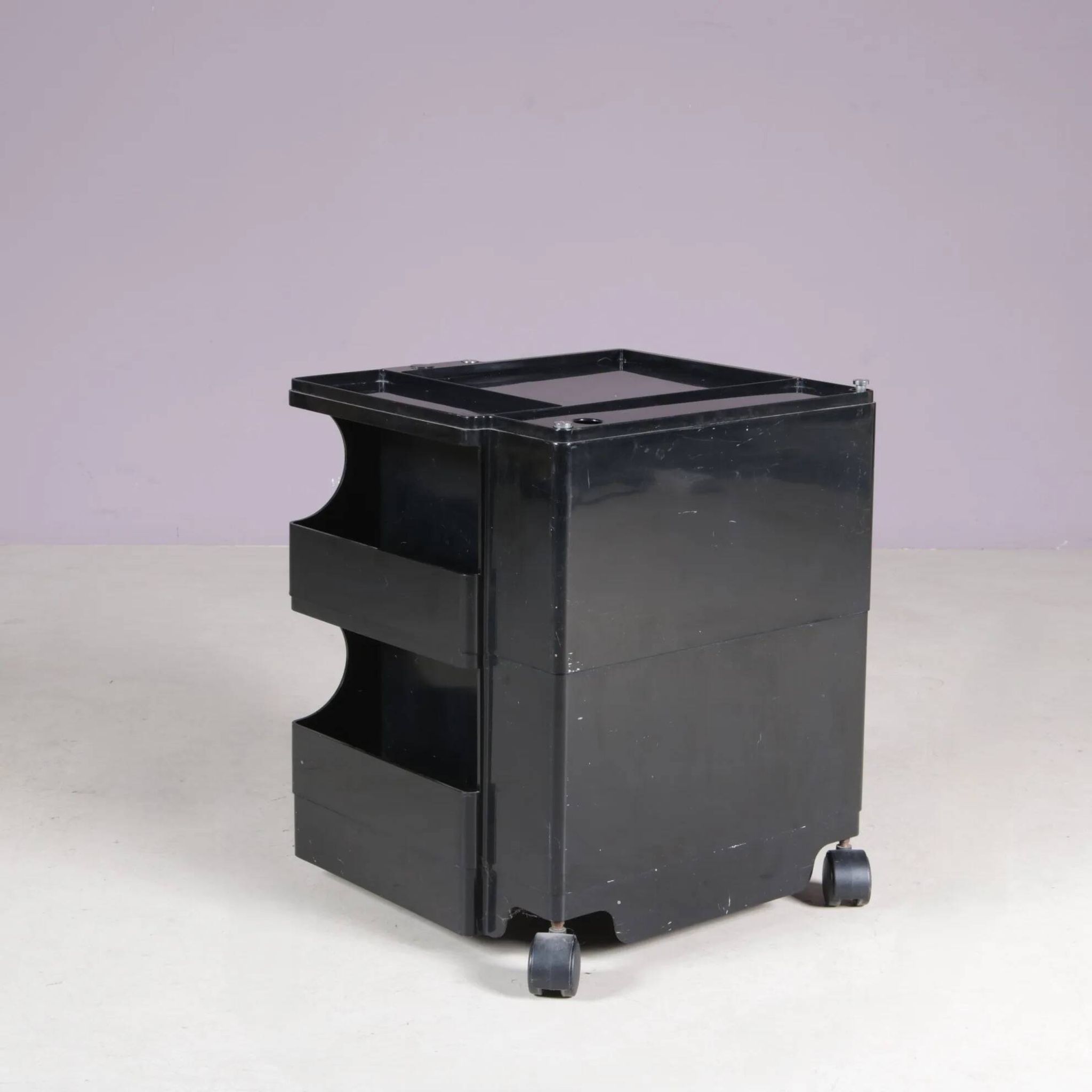 1970s low model Boby trolley Joe Colombo for Bieffeplast Italy