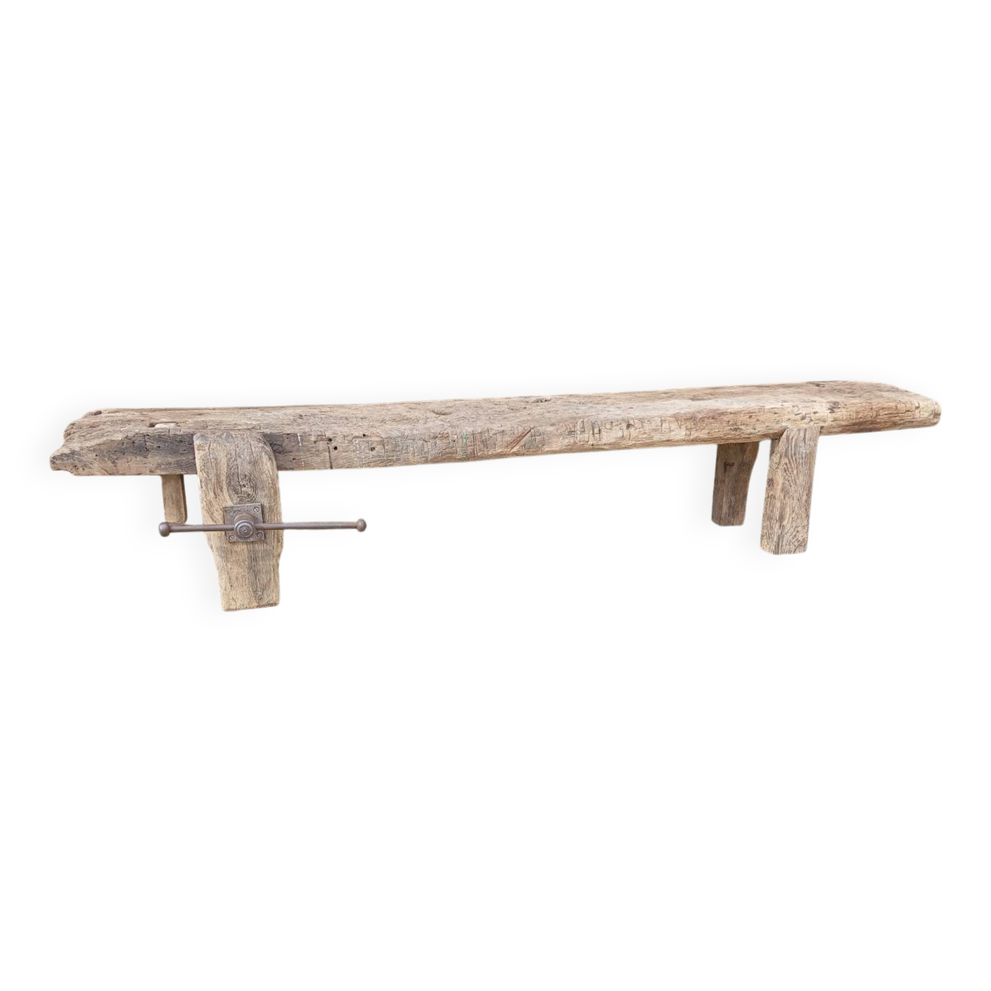Table basse établi de menuisier