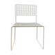 Chaise métal grillagée