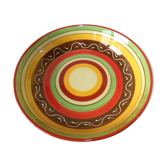 Glazed terracotta dish