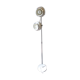 White eyeball 2-light floor lamp