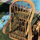 Paire de fauteuils en rotin "Audoux-Minnet" 1960