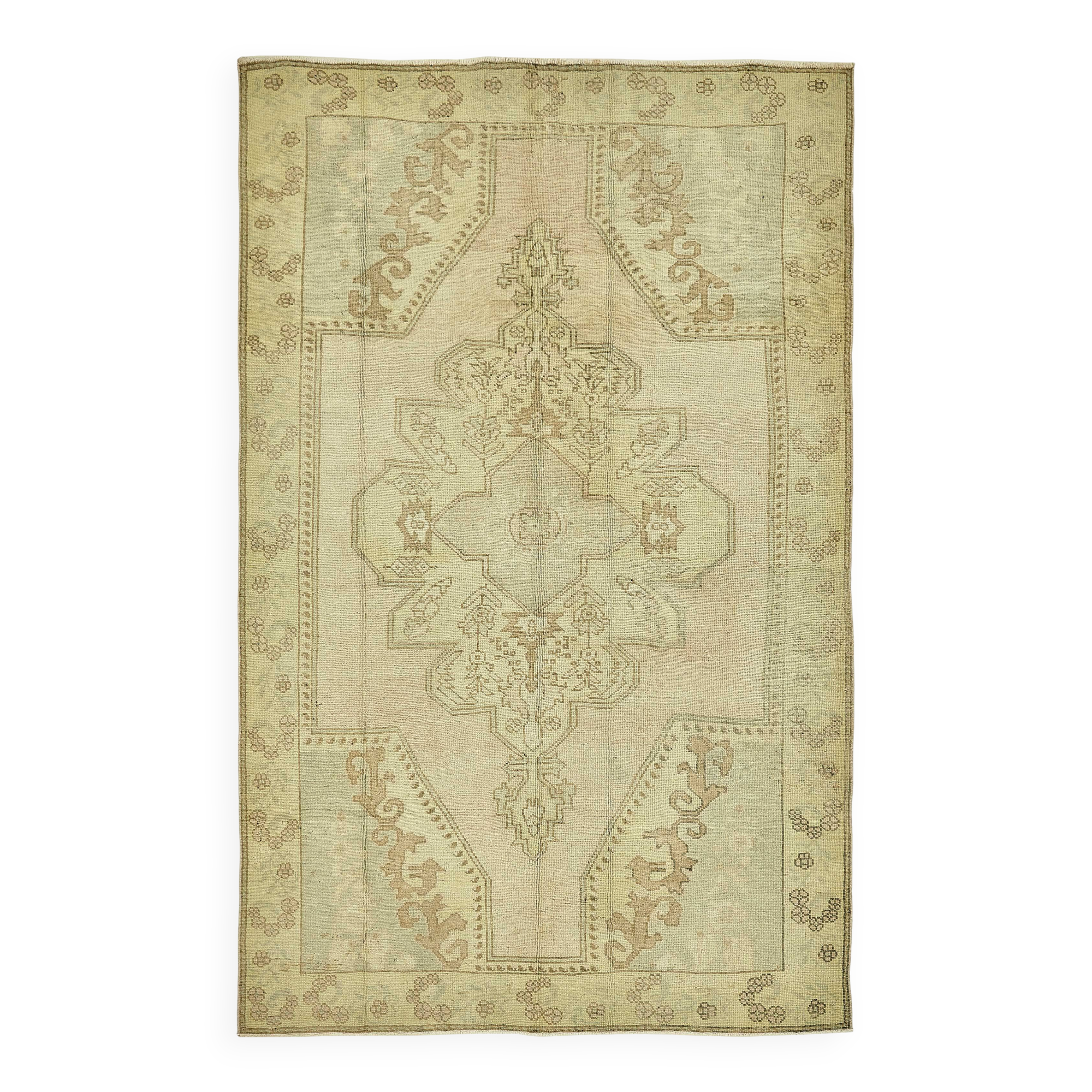 Turkish Vintage Anatolian Rug 167 cm x 260 cm