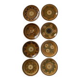 Vintage artisanal plates