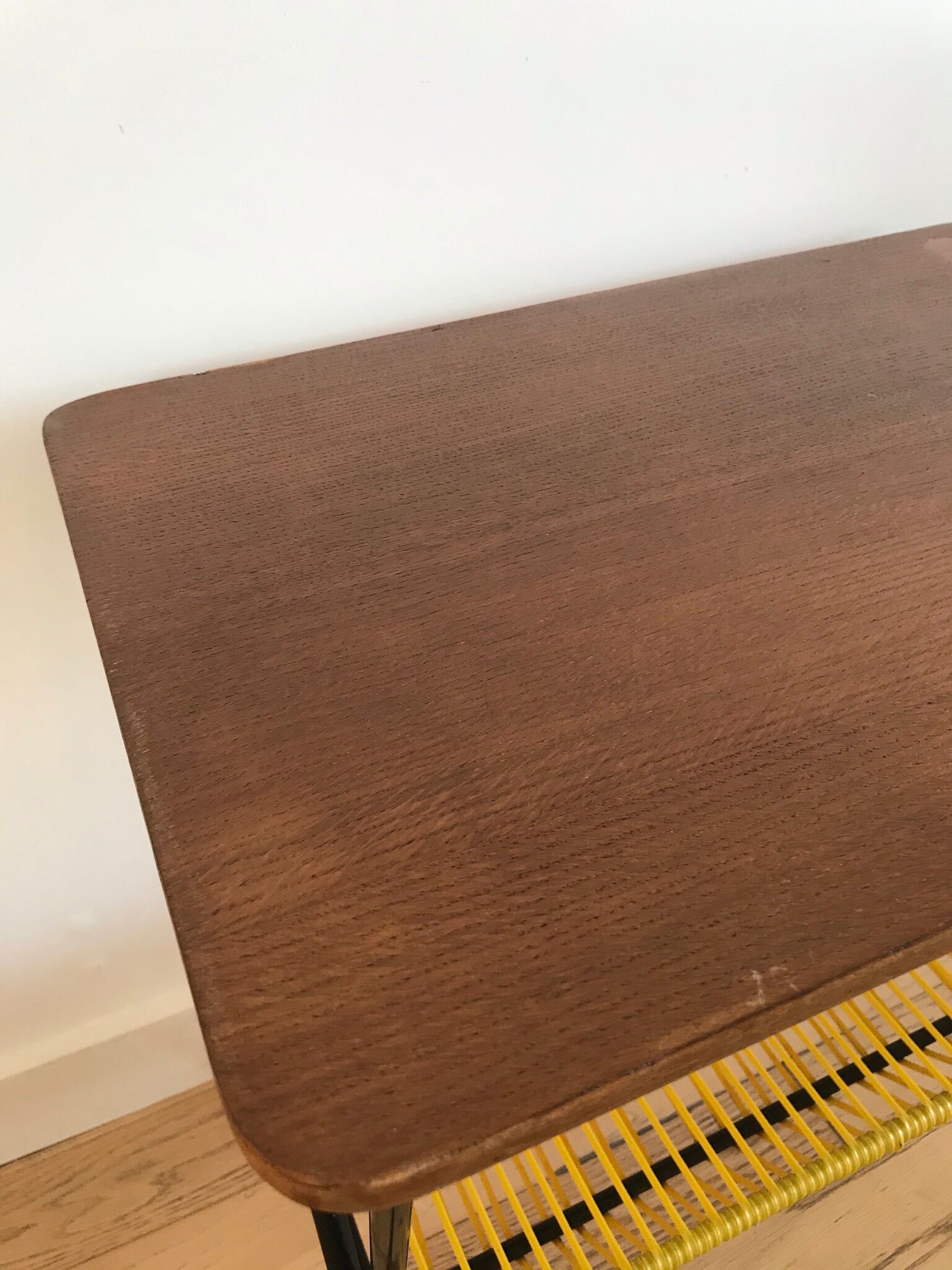 Platinum table range vinyl scoubidou vintage yellow