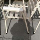 4 garden armchairs