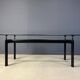 LC6 dining table by Le Corbusier for Cassina, 1990s.
