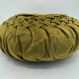 Vintage velvet round cushion