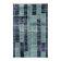 Contemporary Hand-Knotted Tulu Rug in Blue Tones, 100% Wool, Custom Options Available