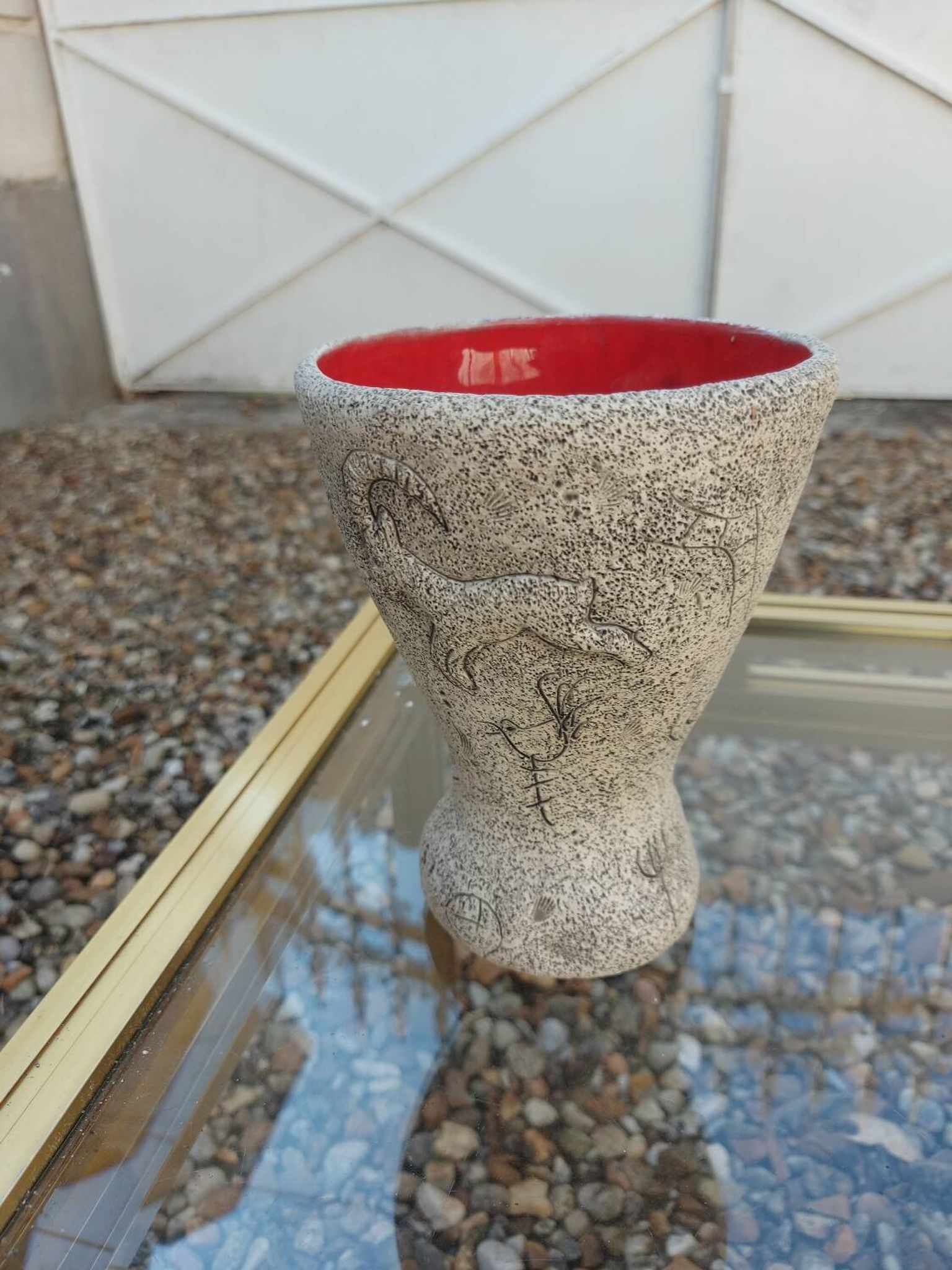 Vase en ceramique éthnique Francis triay