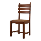 Mid-Century Brutalist Oak and Wicker Chair, Belgium, 1960