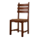 Mid-Century Brutalist Oak and Wicker Chair, Belgium, 1960