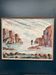 Original Large Swedish Oil on Panel – “Coastal Landscape” – Signed – Vintage & Framed