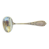 Porridge spoon silver plated goldwork felix freres floral decoration